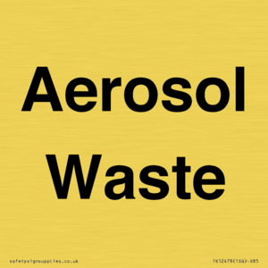 Aerosol Waste